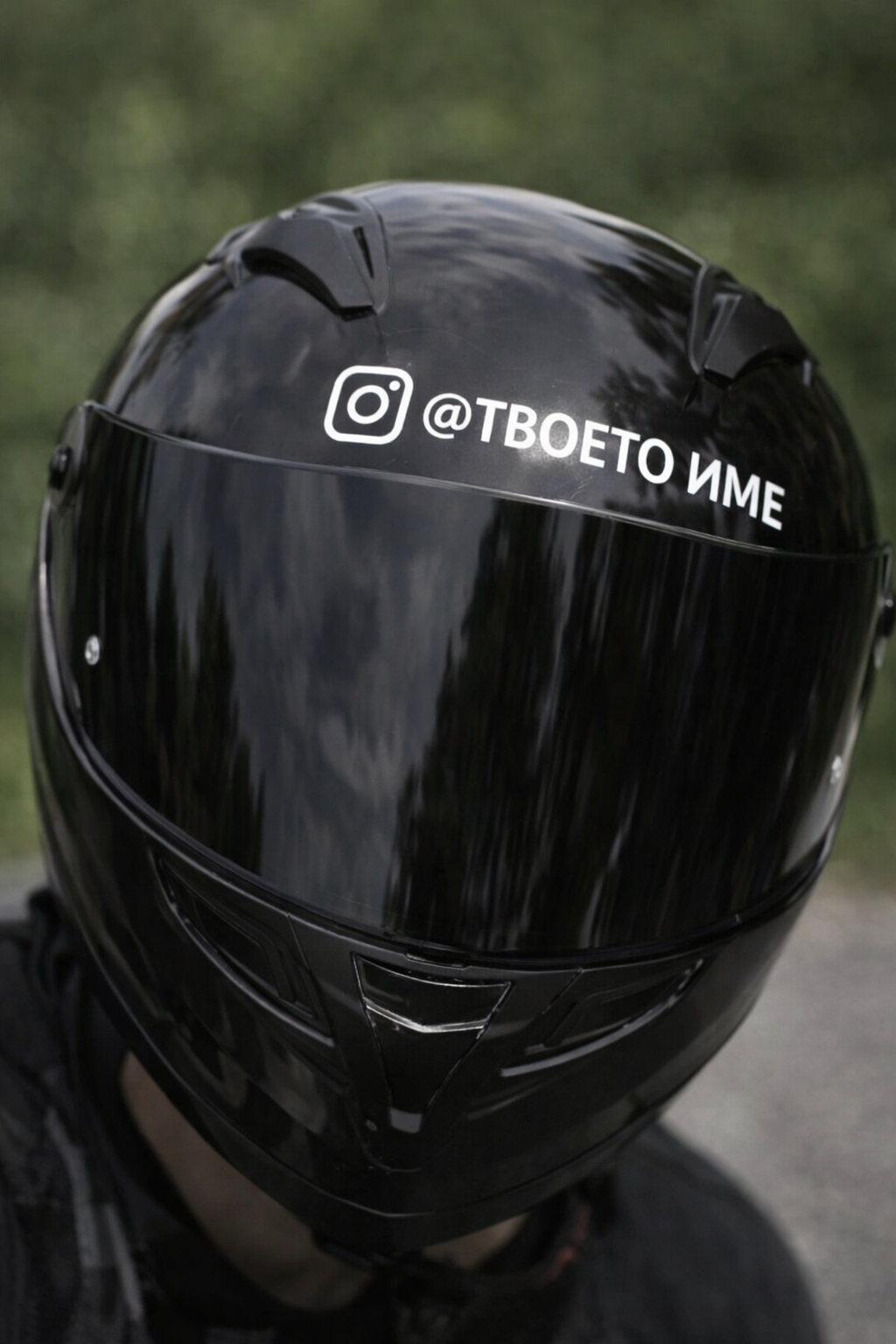 Стикер с твоя Instagram за кола или мотор